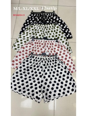 Spodenki damskie , size M-2XL, paczka 12szt, Mix kolor