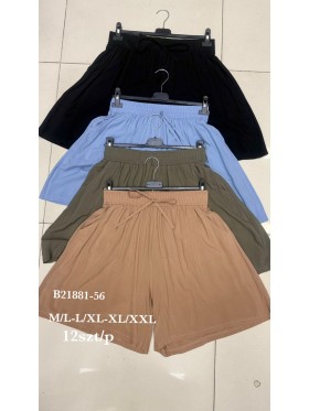 Spodenki damskie , size M-2XL, paczka 12szt, Mix kolor