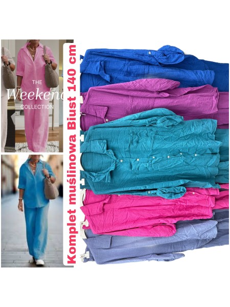 Komplety damskie Włoski, size uni, paczka 6szt, mix kolor