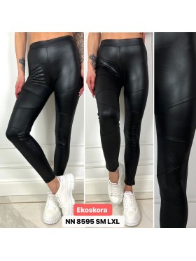 Spodnie skórzane damskie ,size s-xl,paczka 12szt ,1 kolor