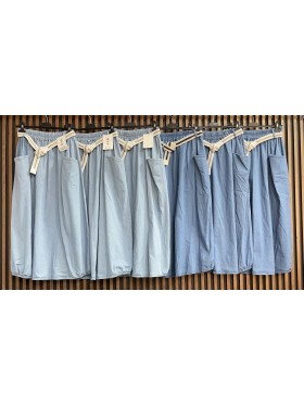 Spódnica długa damskie Włoski, size uni, paczka 6szt, mix kolor