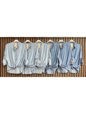 Koszule damskie Włoski, size uni, paczka 6szt, mix kolor