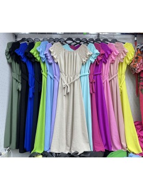 Sukienki damskie Włoski, size uni, paczka 6szt, mix kolor