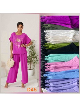 Komplety damskie Włoski, size uni, paczka 6szt, mix kolor