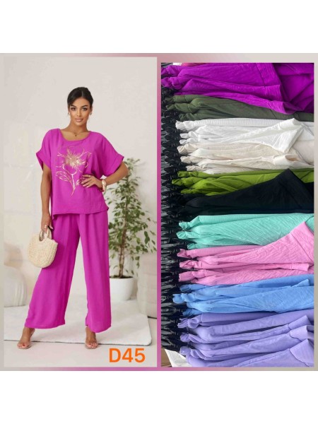 Komplety damskie Włoski, size uni, paczka 6szt, mix kolor