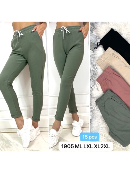 Spodnie damskie ,size M-2xl,paczka 15szt ,mix kolor
