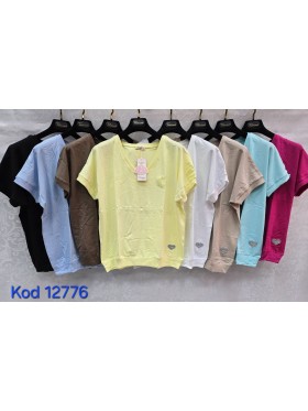 Bluzki damskie Tureckie, size standard ,paczka 12szt mix kolor