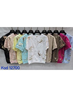 Bluzki damskie Tureckie, size standard ,paczka 12szt mix kolor