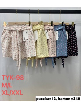 Spodenki damskie , size m-2xl, paczka 12szt, mix kolor