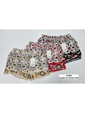 Spodenki damskie , size m-2xl, paczka 12szt, mix kolor