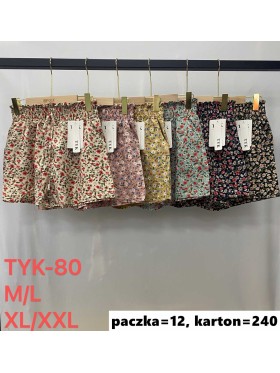 Spodenki damskie , size m-2xl, paczka 12szt, mix kolor