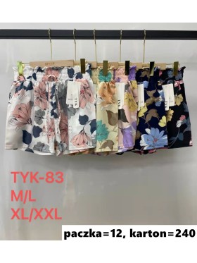 Spodenki damskie , size m-2xl, paczka 12szt, mix kolor
