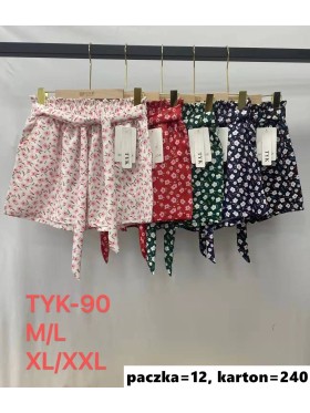 Spodenki damskie , size m-2xl, paczka 12szt, mix kolor