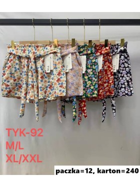 Spodenki damskie , size m-2xl, paczka 12szt, mix kolor
