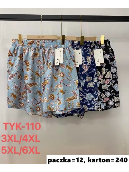 Spodenki damskie , size 3xl-6xl, paczka 12szt, mix kolor