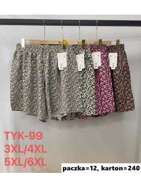 Spodenki damskie , size 3xl-6xl, paczka 12szt, mix kolor