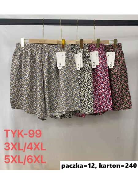 Spodenki damskie , size 3xl-6xl, paczka 12szt, mix kolor