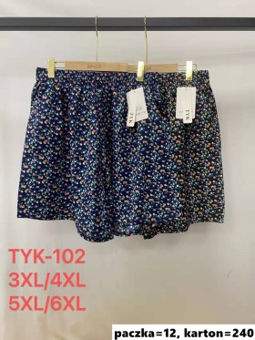 Spodenki damskie , size 3xl-6xl, paczka 12szt, mix kolor