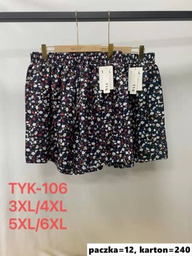 Spodenki damskie , size 3xl-6xl, paczka 12szt, mix kolor