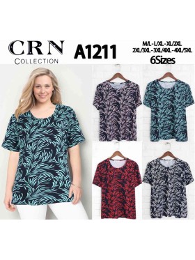 Bluzki damskie , size 2-5XL, paczka 12szt, mix kolor