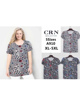 Bluzki damskie , size XL-5XL, paczka 12szt, mix kolor