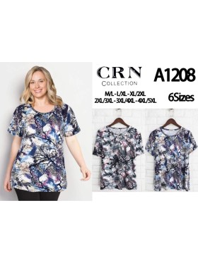 Bluzki damskie , size M-5XL, paczka 12szt, mix kolor