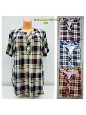 Bluzki damskie , size XL-5XL, paczka 12szt, mix kolor