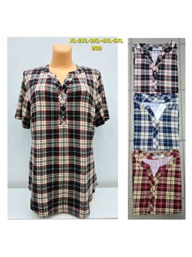 Bluzki damskie , size XL-5XL, paczka 12szt, mix kolor