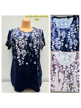 Bluzki damskie , size XL-5XL, paczka 12szt, mix kolor
