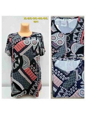 Bluzki damskie , size XL-5XL, paczka 12szt, mix kolor