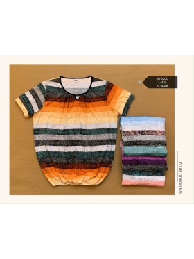 Bluzki damskie , size L-4XL, paczka 12szt, mix kolor