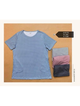 Bluzki damskie , size XL-6XL, paczka 12szt, mix kolor