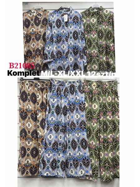 Komplety damskie , size M-2XL, paczka 12szt, mix kolor