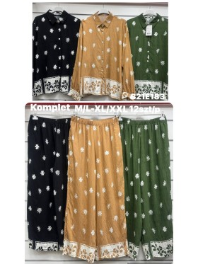 Komplety damskie , size M-2XL, paczka 12szt, mix kolor