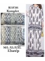 Komplety damskie , size M-2XL, paczka 12szt, mix kolor