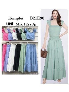 Komplety damskie , size UNI, paczka 12szt, mix kolor
