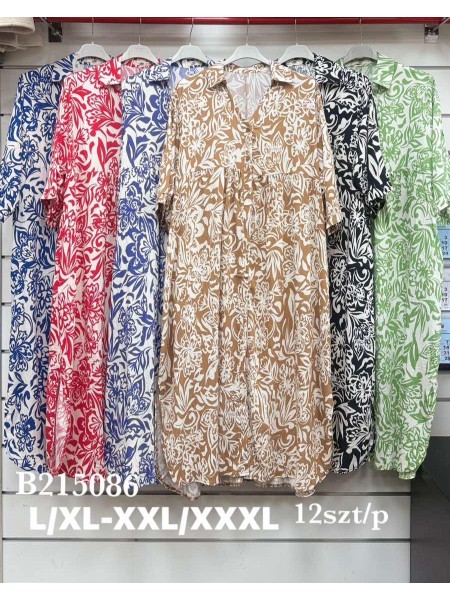 Sukienki damskie , size L-3XL, paczka 12szt, mix kolor