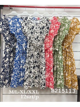 Sukienki damskie , size m-2xl paczka 12szt, mix kolor