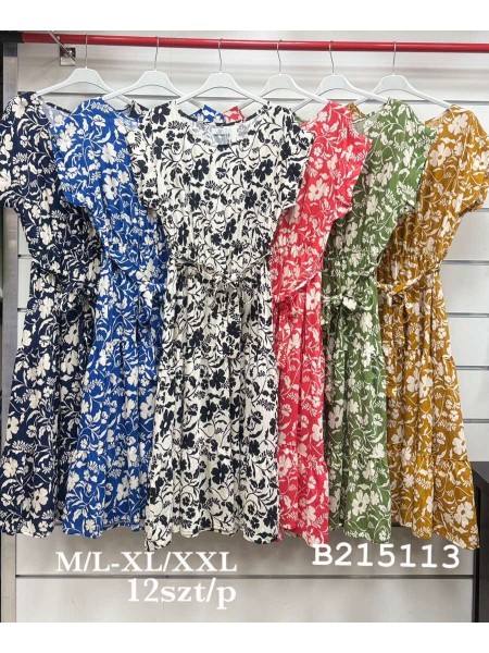 Sukienki damskie , size m-2xl paczka 12szt, mix kolor