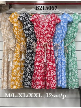 Sukienki damskie , size m-2xl paczka 12szt, mix kolor