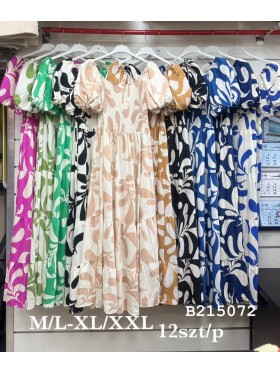 Sukienki damskie , size m-2xl paczka 12szt, mix kolor
