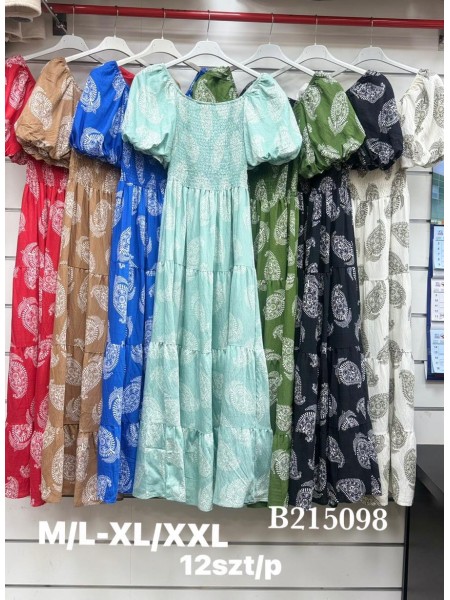 Sukienki damskie , size m-2xl paczka 12szt, mix kolor