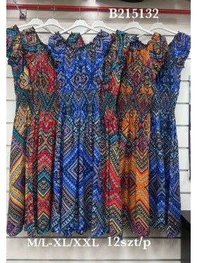 Sukienki damskie , size m-2xl paczka 12szt, mix kolor