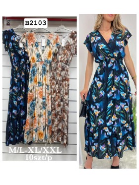 Sukienki damskie , size m-2xl paczka 10szt, mix kolor
