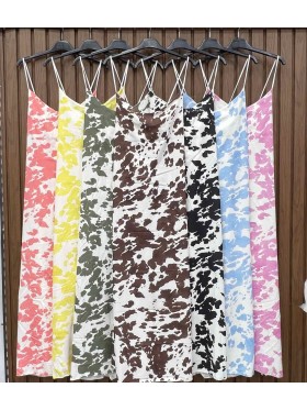 Sukienki damskie wloskie ,size uni,paczka 6szt ,mix kolor