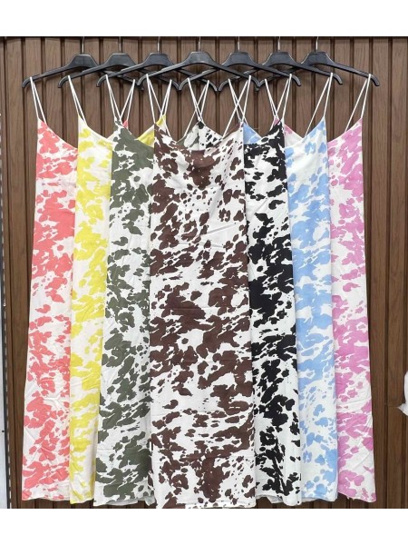 Sukienki damskie wloskie ,size uni,paczka 6szt ,mix kolor