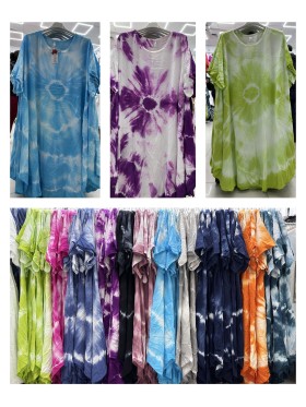 Sukienki damskie wloskie ,size uni,paczka 6szt ,mix kolor