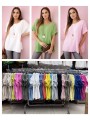Bluzki damskie wloskie ,size uni,paczka 6szt ,mix kolor