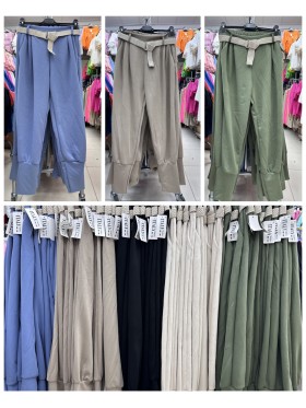 Spodnie damskie wloskie ,size uni,paczka 6szt ,mix kolor