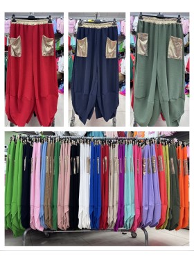 Spodnie damskie wloskie ,size uni,paczka 6szt ,mix kolor
